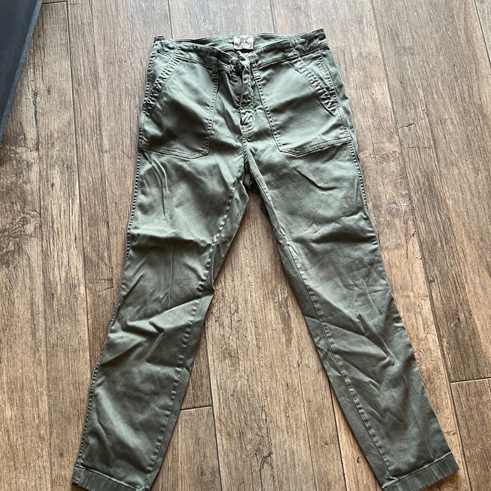 Petite khaki chinos